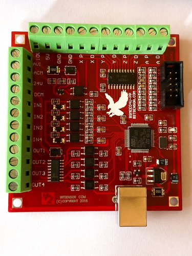 Interfaz Cnc Mach3 3 Router  Usb 2.0 500khz  Chip 1f36 High 