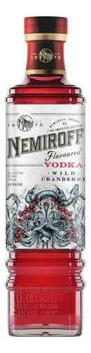 Vodka Saborizado Nemiroff Wild Cranberry - Arandanos