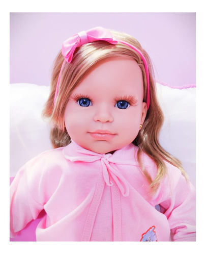 Imagem 2 de 9 de Bebe Reborn Boneca Menina Realista Promoção 23 Itens Linda