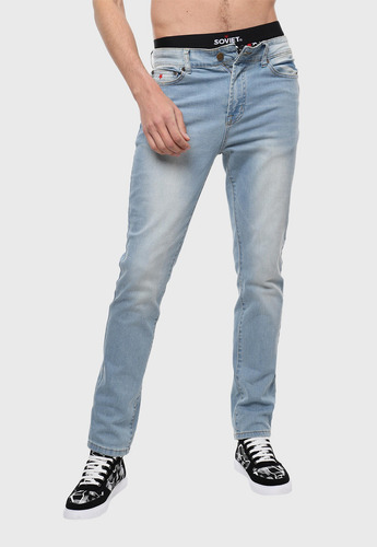 Imagen 1 de 4 de Jeans Hombre Soviet Svje388ce