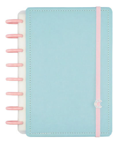 Caderno Inteligente Agenda Permanente Planner A5 104 Folhas Cor Da Capa Azul-claro