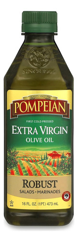Aceite De Oliva Extra Virgen Robusto Pompeian 473 Ml