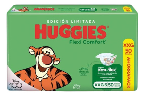 Pañales Huggies Active Flexi Comfort  Xxg 50 u