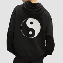 Comprar Moletom Ying Yang Musica Bem Mal Irmãos Metralha Tony Bonde
