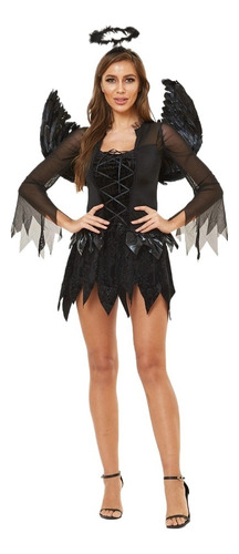 Conjunto De Uniforme Dark Angel Para Cosplay De Halloween