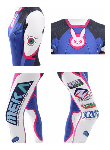 Mono, Medias, Disfraz De Dva Game Zentai, Anime, Cosplay, Mu
