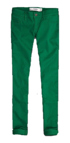 Jean Abercrombie And Fitch Verde! W30 L32 Nuevo! Made In Usa
