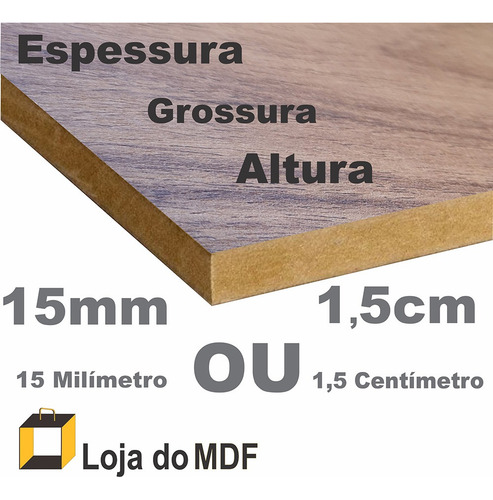 Prateleira Flutuante 180x20 Mdf Amadeirado 15mm 180x20cm