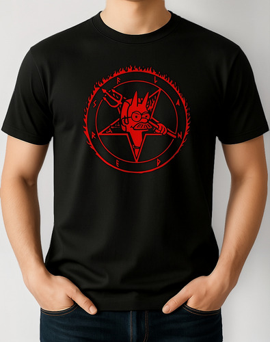 Playera Unisex Flanders Satán Los Simpson Horror Satanás