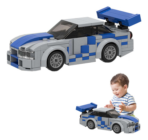 Kit Construcción Speed Champions Nissan Skyline Gt-r (r34)