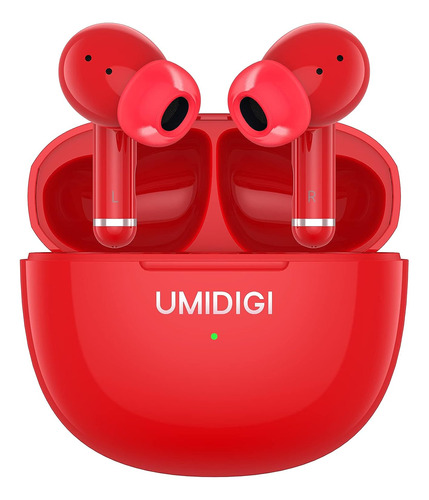 Auriculares Umidigi, Rojo/25 Hs De Uso/bluetooth