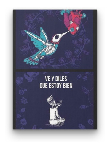 Cuadro Decorativo Tipo Canvas - La Leyenda Del Colibrí  - 04