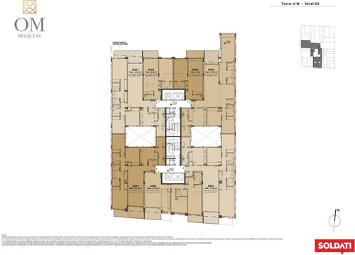 Imagen 19 de 20 de Om Recoleta.venta.departamento.4 Ambientes. Balcon Aterrazado. Recoleta