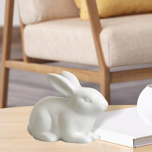 4 Adorable Conejito De Pascua Figuritas Estatua De Conejo