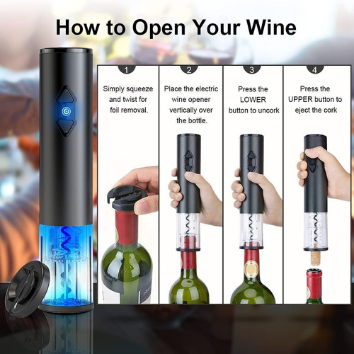 Abridor De Botellas Vino Sacacorchos Tapon Vertedor Circle N