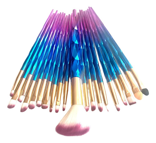 Sjx Set 20 Brochas Ojos Unicornio Diamante Sirena Kit