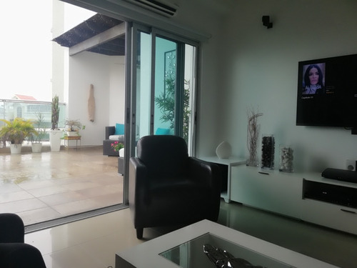 Imagen 25 de 30 de Hermoso Penthouse En Urbanizacion Real, Precio De Alquiler Amueblado Us$3,500.00