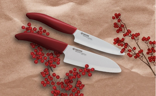 Cuchillos De Ceramica Kyocera Set X 3 - En Stock!