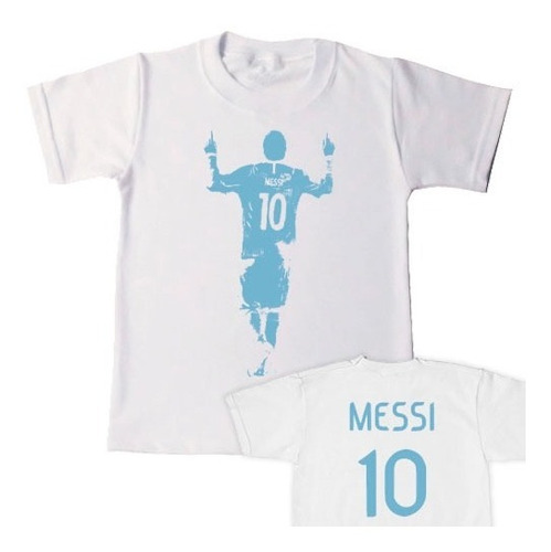 Remera Niño Futbol Seleccion Argentina Afa Messi 10