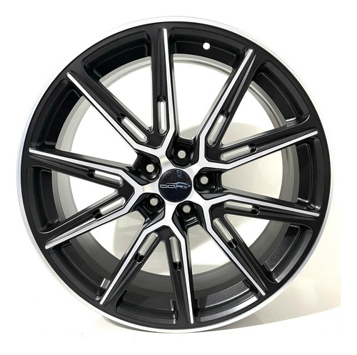 Rodas Volkswagem Polo Jetta Golf Aro 20 5x112 (jogo) + Bicos Cor Preto Diamantado