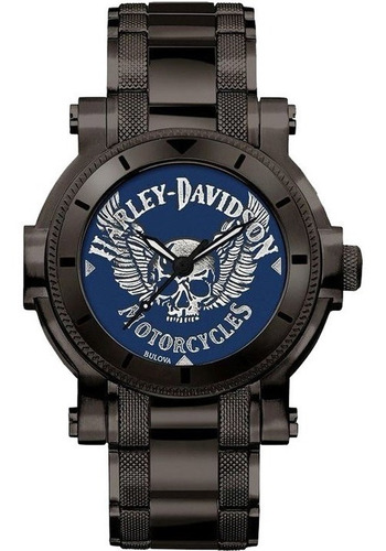 Relógio Harley Davidson Skull original para homens 78a117