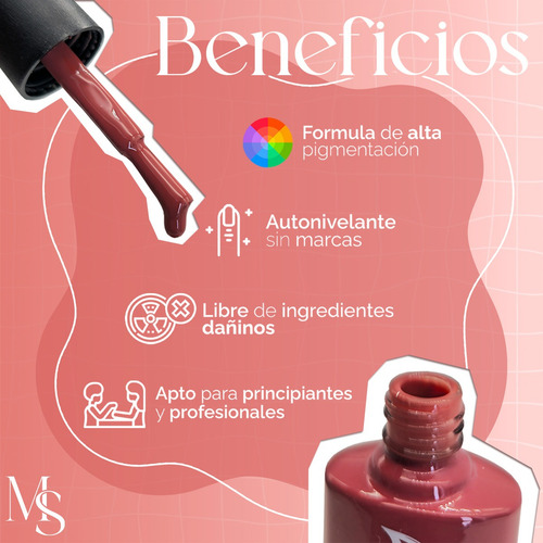 Mussa Esmalte Semipermanente Gelish Para Uñas Uv Gama De 6 Gama B