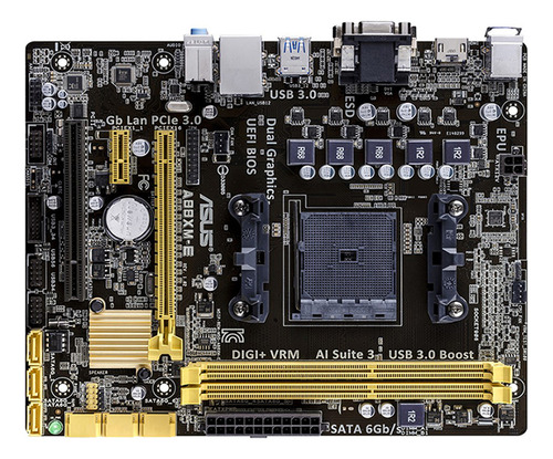 Placa Madre Asus A88xm-plus Tipo Ddr3 Atx Socket Fm2/fm2+