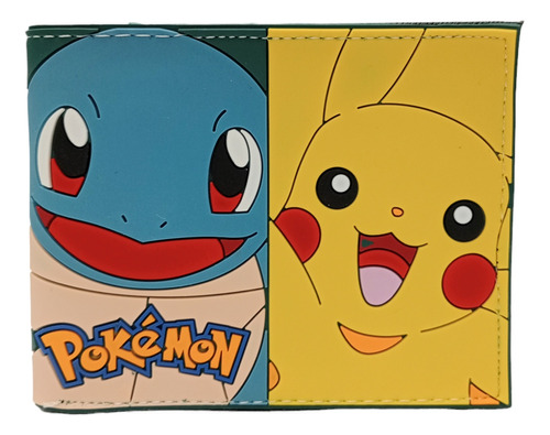 Billetera Pokémon Pikachu Charmander 