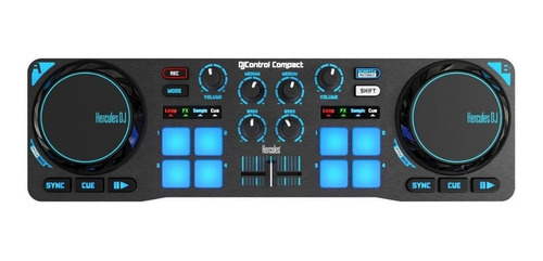 Imagem 1 de 5 de Controlador DJ Hercules DJControl Compact preto  da 2  canais