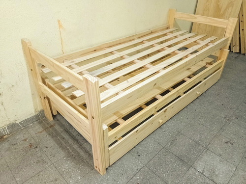 Cama Nido Triple Pino Macizo La Mejor