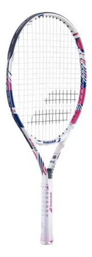 Raquete de tênis infantil Babolat B Fly 23, altura 1,25 A 1,35, cor branca, rosa, tamanho 5x0