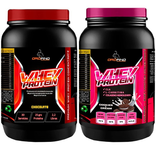 Pack 1kg Whey Protein + 1kg Woman Whey Protein!!
