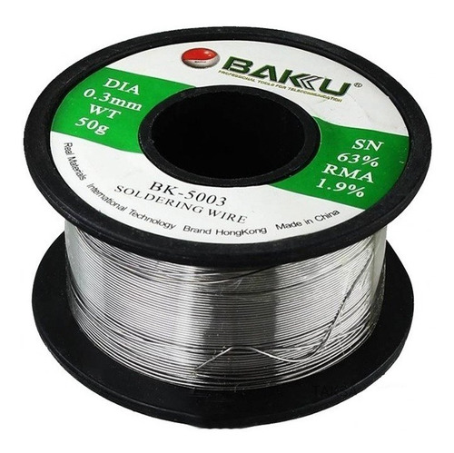 Estaño Hilo Baku 0,2/0.3/0.4/0.5/0.6 Y 0.8mm 67sn 35pb 2flux