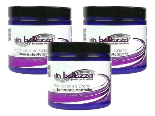 Kit 6 Matizador Tratamiento Colageno Cabello In Bellezza