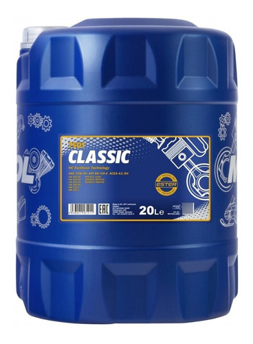 Balde Aceite Mannol Classic 10w40 20lts Alemania