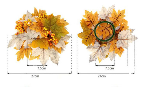 Corona De Velas, Corona De Otoño, Corona De Granja, Corona