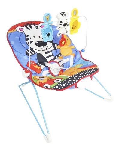 Cadeira Bebê Descanso Vibratória Musical Balanço Animais