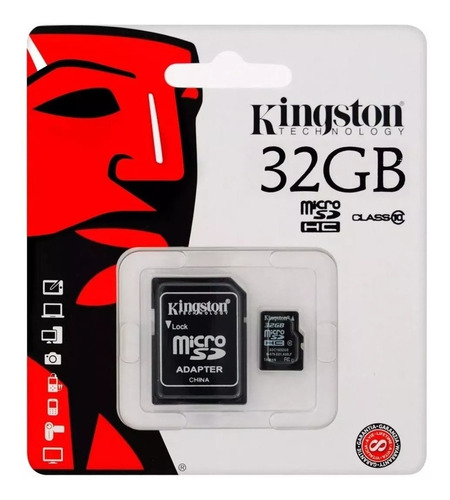 Memoria Micro Sd Kingston Canvas Select 32gb C10 C Adaptador