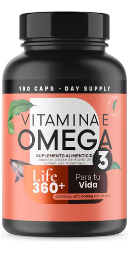 180 Cápsulas - Omega 3 Omega3 Aceite De Salmon Oil Epa Dha