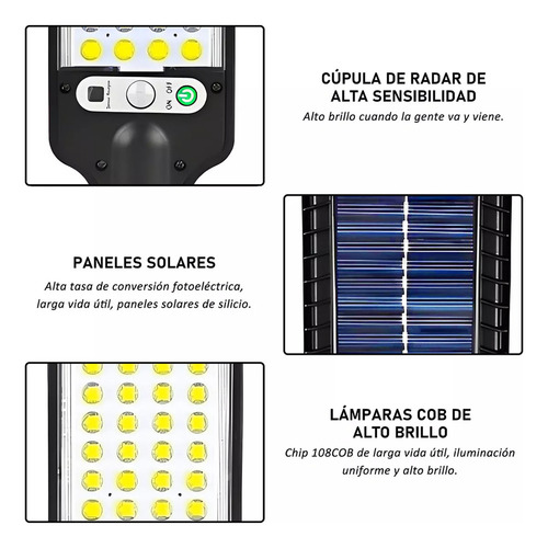 Xin Lámpara Solar De Pared Impermeable Exteriores Sensor