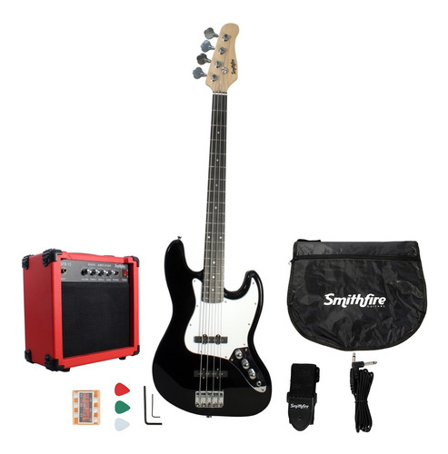 Bajo Electrico Smithfire Paquete Tipo Jazz Bass Jbs-404