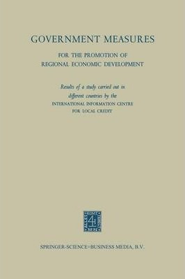 Libro Government Measures For The Promotion Of Regional E...