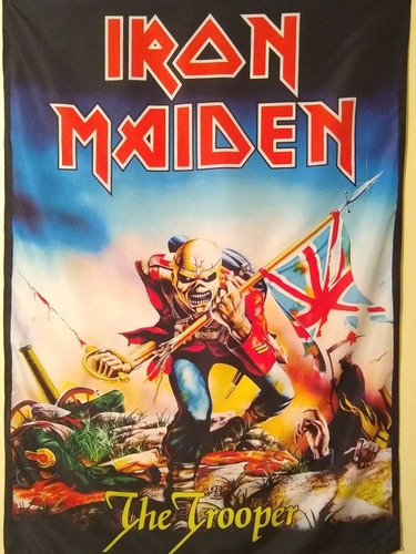 Bandera Póster Iron Maiden - The Trooper -  Heavy  Metal