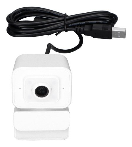 Cámara Web Usb Para Computadora, Cámara Web Blanca De Alta R