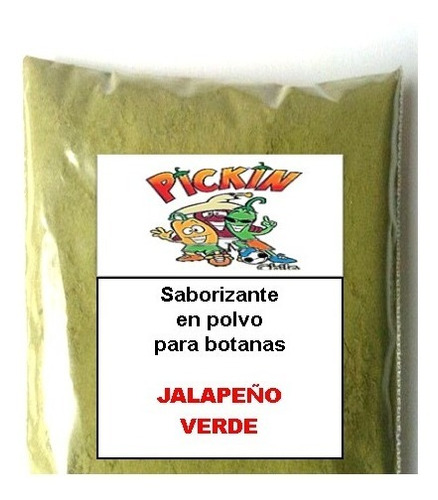 1 Kg Polvo Sabor Jalapeño Verde Frituras Y Palomitas