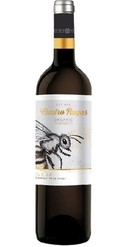 Vino Tinto Cuatro Rayas Organico Tempranillo Roble 750 Ml