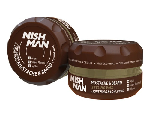 Nish Man Cera Para Barba Y Bigote Con Vitamina E 100ml