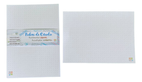 Flashcard - Fichas De Estudio - Bibliográficas Hojas Puntos