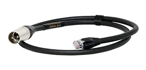 Sirs-e Dmx Xlr De 3 Pines Macho A Rj45 Macho Adaptador De Ca