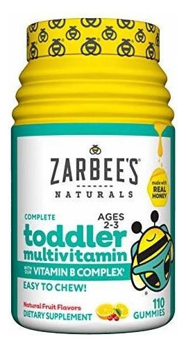 Zarbees Naturals Multivitaminicos Niños Pequeños 110 Gomit